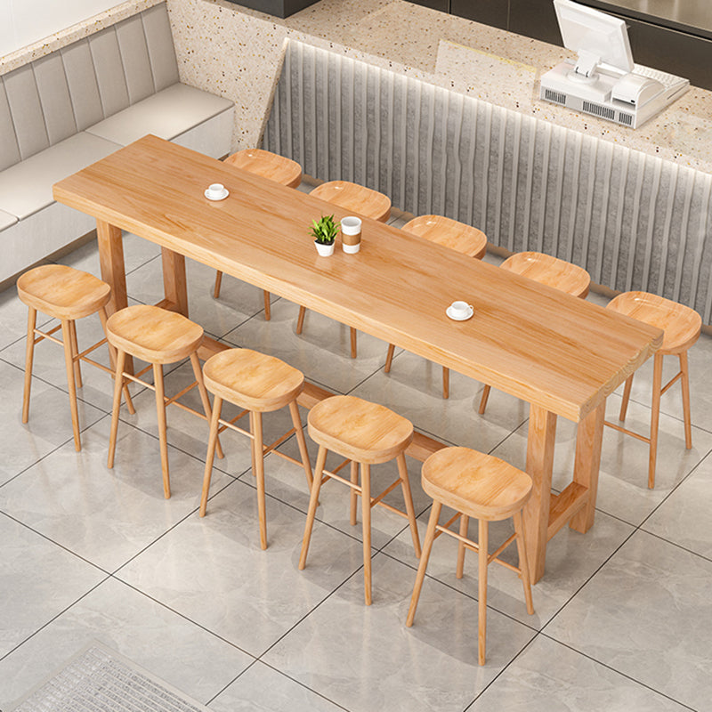 1/2/5/6/11 Pieces Table and Stool Set Modern Rectangular Pub Set Clearhalo 'Bar Furniture' 'furn' 'furn_home_bar_bar_sets' 'Furniture' 'Home Bars & Bar Sets' 'home_bar_bar_sets' 'Kitchen & Dining Furniture' 7030152