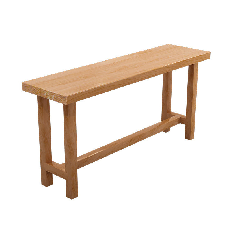1/2/5/6/11 Pieces Table and Stool Set Modern Rectangular Pub Set Table Natural Clearhalo 'Bar Furniture' 'furn' 'furn_home_bar_bar_sets' 'Furniture' 'Home Bars & Bar Sets' 'home_bar_bar_sets' 'Kitchen & Dining Furniture' 7030154