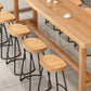 1/2/5/6/11 Pieces Table and Stool Set Modern Rectangular Pub Set Clearhalo 'Bar Furniture' 'furn' 'furn_home_bar_bar_sets' 'Furniture' 'Home Bars & Bar Sets' 'home_bar_bar_sets' 'Kitchen & Dining Furniture' 7030158
