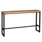 Industrial Rectangle Bar Table Set 1/4/5 Pieces Solid Wood Pub Table Set for Indoor Table Natural Clearhalo 'Bar Furniture' 'furn' 'furn_home_bar_bar_sets' 'Furniture' 'Home Bars & Bar Sets' 'home_bar_bar_sets' 'Kitchen & Dining Furniture' 7030243