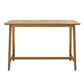 Rectangle Bar Pub Table Set 1/4 Pcs Solid Wood Bar Table and Backless Stools Clearhalo 'Bar Furniture' 'furn' 'furn_home_bar_bar_sets' 'Furniture' 'Home Bars & Bar Sets' 'home_bar_bar_sets' 'Kitchen & Dining Furniture' 7030266