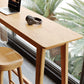 Rectangle Bar Pub Table Set 1/4 Pcs Solid Wood Bar Table and Backless Stools Clearhalo 'Bar Furniture' 'furn' 'furn_home_bar_bar_sets' 'Furniture' 'Home Bars & Bar Sets' 'home_bar_bar_sets' 'Kitchen & Dining Furniture' 7030269
