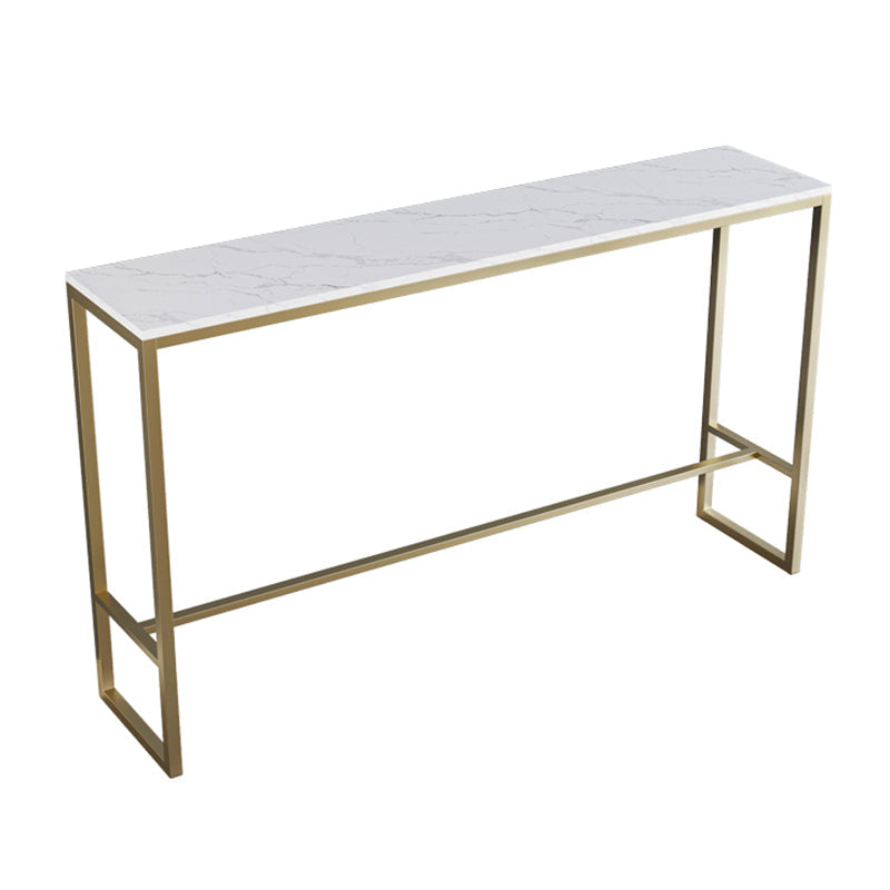 Glam rechthoekige bartafelset 1/3/4/5-delig bartafel met ijzeren frame en gestoffeerde krukken