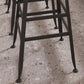 Black Contemporary Counter Height Stools Low Back Bar Stools Clearhalo 'Bar Furniture' 'Bar Stools' 'bar_stools' 'furn' 'furn_bar_stools' 'Furniture' 'Kitchen & Dining Furniture' 7030307