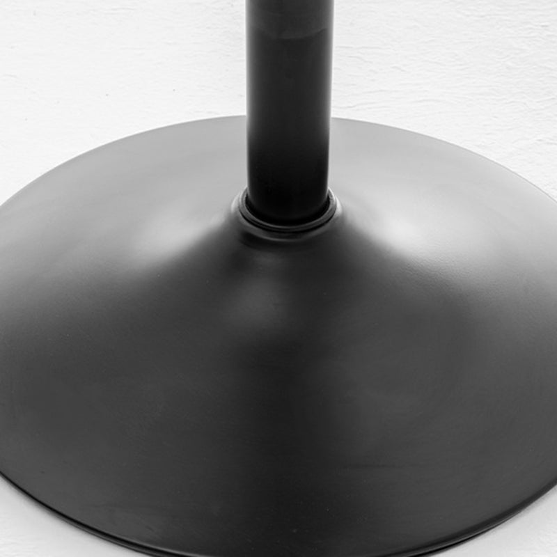 Draaibare verstelbare hoogte Bar Stool Industrial Faux lederen barkruk met voetsteun