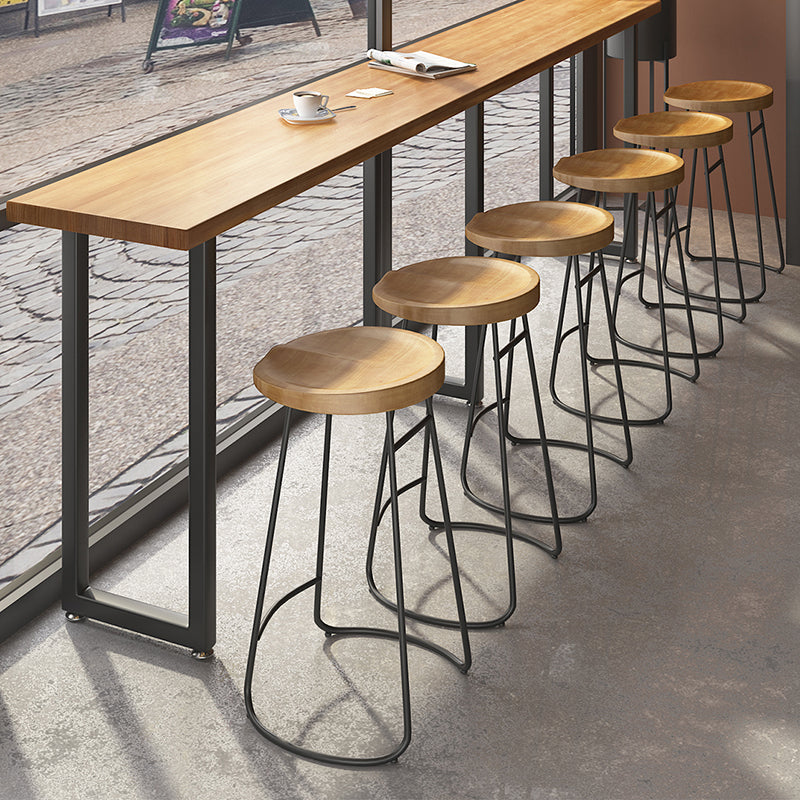 Sgabelli da pranzo moderni sgabelli da bar con base in metallo