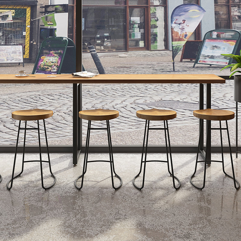 Sgabelli da pranzo moderni sgabelli da bar con base in metallo