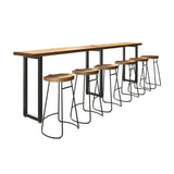 Modern Dining Stools Contoured Seat Bar Stools with Metal Base