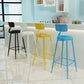 Industrial Iron Bar Stool Bar Height Armless Stool with Cushion Clearhalo 'Bar Furniture' 'Bar Stools' 'bar_stools' 'furn' 'furn_bar_stools' 'Furniture' 'Kitchen & Dining Furniture' 7030805