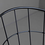 Black Metal Bar Stool Industrial Bar Height Armless Stool with Cushion Clearhalo 'Bar Furniture' 'Bar Stools' 'bar_stools' 'furn' 'furn_bar_stools' 'Furniture' 'Kitchen & Dining Furniture' 7030890