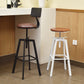 Industrial Metal Bar Stool Swivel Adjustable Height Patio Bar Stool Clearhalo 'Bar Furniture' 'Bar Stools' 'bar_stools' 'furn' 'furn_bar_stools' 'Furniture' 'Kitchen & Dining Furniture' 7030996