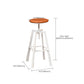 Industrial Metal Bar Stool Swivel Adjustable Height Patio Bar Stool Clearhalo 'Bar Furniture' 'Bar Stools' 'bar_stools' 'furn' 'furn_bar_stools' 'Furniture' 'Kitchen & Dining Furniture' 7031015
