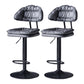 Industrial Metal Adjustable Swivel Barstool Patio Bar Stool with Cushion