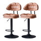 Industrial Metal Adjustable Swivel Barstool Patio Bar Stool with Cushion