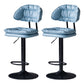 Industrial Metal Adjustable Swivel Barstool Patio Bar Stool with Cushion