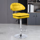 Industrial Metal Adjustable Swivel Barstool Patio Bar Stool with Cushion