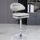 Industrial Metal Adjustable Swivel Barstool Patio Bar Stool with Cushion