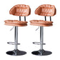 Industrial Metal Adjustable Swivel Barstool Patio Bar Stool with Cushion