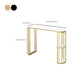 Free Form Double Pedestal Bar Dining Table Modern Stone and Metal Bar Table Clearhalo 'Bar Furniture' 'Bar Tables' 'bar_tables' 'furn' 'furn_bar_tables' 'Furniture' 'Kitchen & Dining Furniture' 7031150