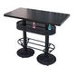 Industrial Style Bar Height Table Black Colour Bar Dining Table for Indoor Manufactured Wood Rectangular Without Chairs Clearhalo 'Bar Furniture' 'Bar Tables' 'bar_tables' 'furn' 'furn_bar_tables' 'Furniture' 'Kitchen & Dining Furniture' 7031165