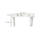 White Bar Wine Table Stone Bar Height Table with Double Pedestal Base Clearhalo 'Bar Furniture' 'Bar Tables' 'bar_tables' 'furn' 'furn_bar_tables' 'Furniture' 'Kitchen & Dining Furniture' 7031180