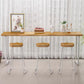 Contemporary Rectangle Wood Counter Table Indoor Bar Dining Table Clearhalo 'Bar Furniture' 'Bar Tables' 'bar_tables' 'furn' 'furn_bar_tables' 'Furniture' 'Kitchen & Dining Furniture' 7031232
