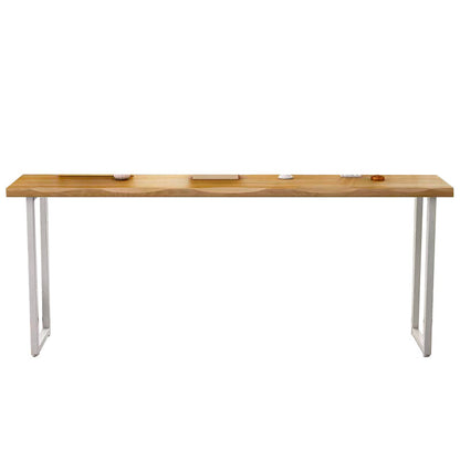 Contemporary Rectangle Wood Counter Table Indoor Bar Dining Table Without Chairs Clearhalo 'Bar Furniture' 'Bar Tables' 'bar_tables' 'furn' 'furn_bar_tables' 'Furniture' 'Kitchen & Dining Furniture' 7031233