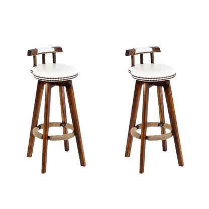 Industriële lage rug dineren krukken armloze barkrukken met houtbasis