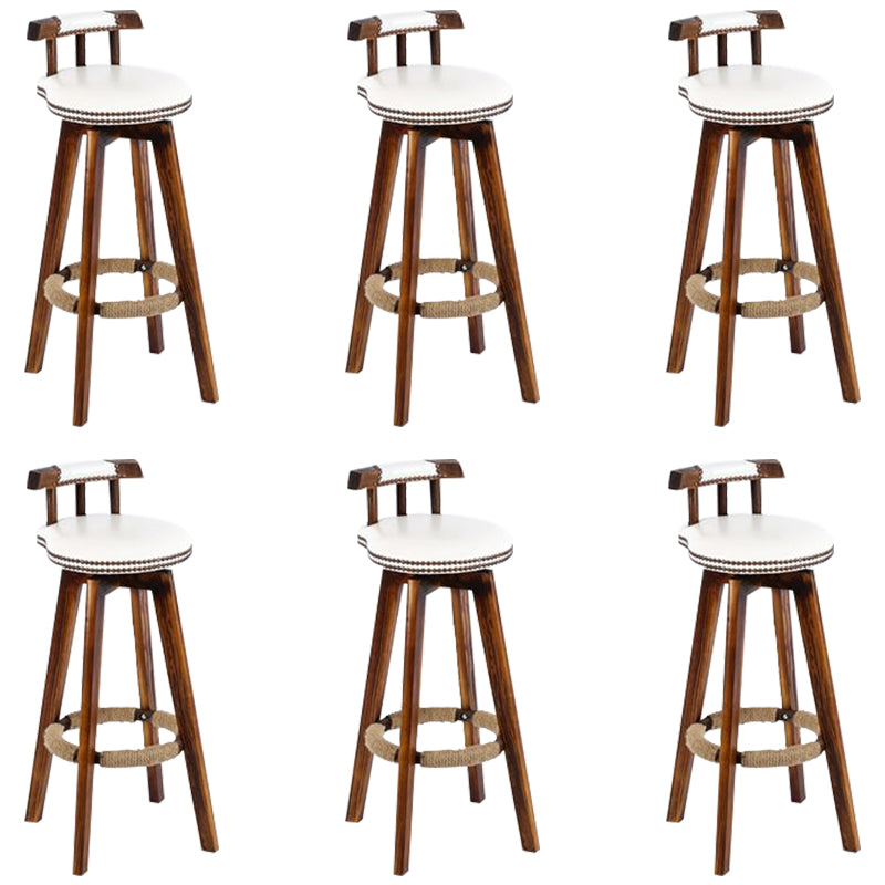 Industriële lage rug dineren krukken armloze barkrukken met houtbasis