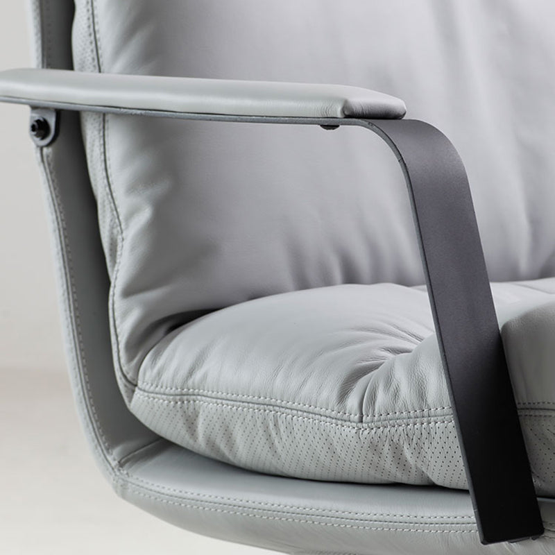 Sedia da ufficio a armi fisse moderne nessuna sedia ergonomica angosciante