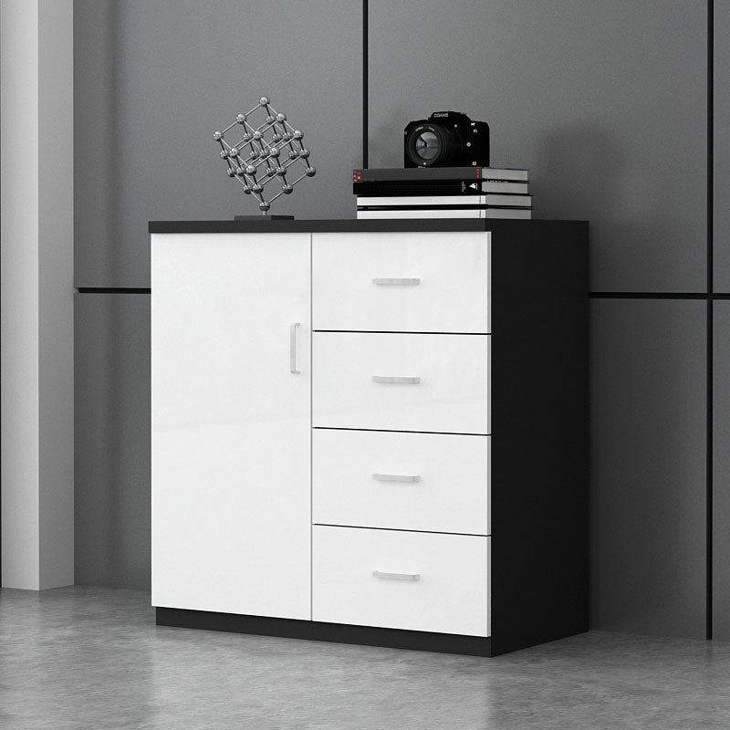 Gabinetto del file scandinavo Telaio in legno Gabinetto laterale per ufficio