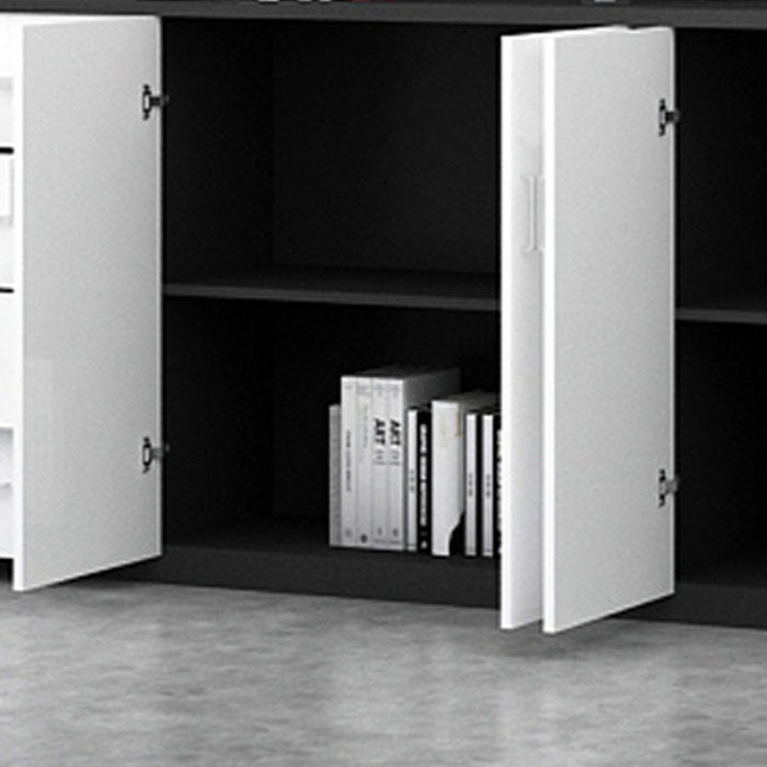 Gabinetto del file scandinavo Telaio in legno Gabinetto laterale per ufficio