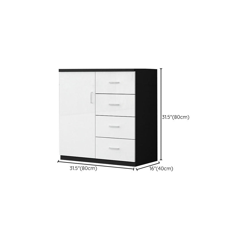 Gabinetto del file scandinavo Telaio in legno Gabinetto laterale per ufficio