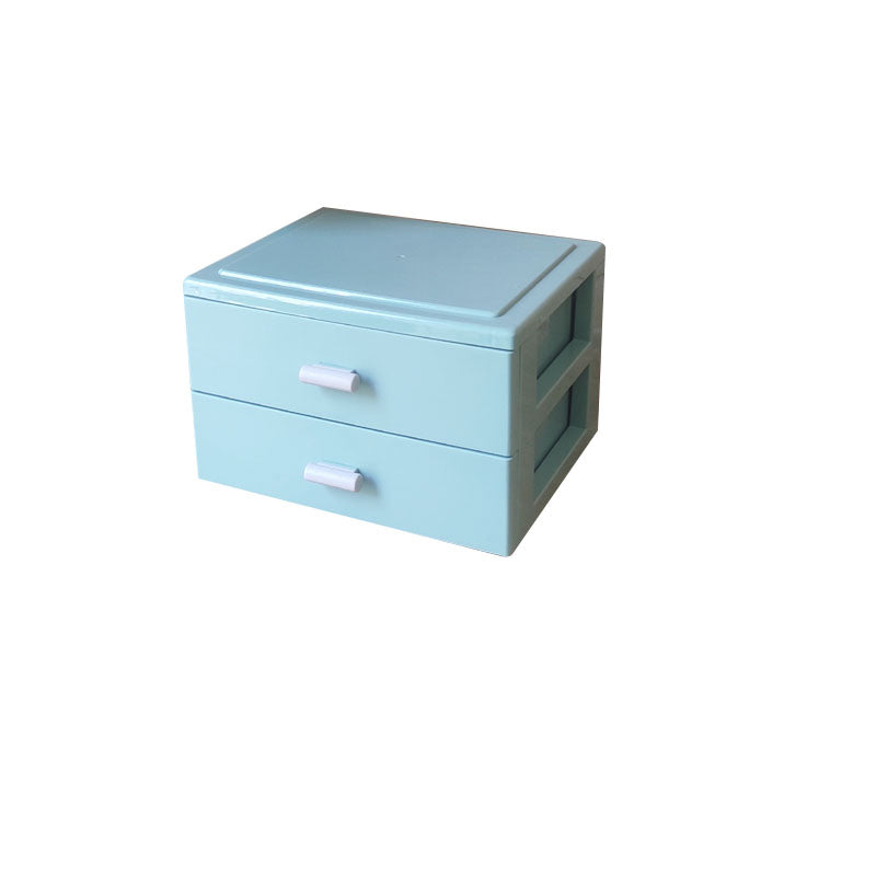 Modern Cabinet Solid Color Plastic Filing Cabinet for Home Office Green 2 Clearhalo 'Filing Cabinets' 'filling_cabinets' 'furn' 'furn_filling_cabinets' 'Furniture' 'Office Furniture' 7033571