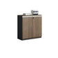 Nordic Style Lateral File Cabinet Wood File Cabinet with Locking Storage
