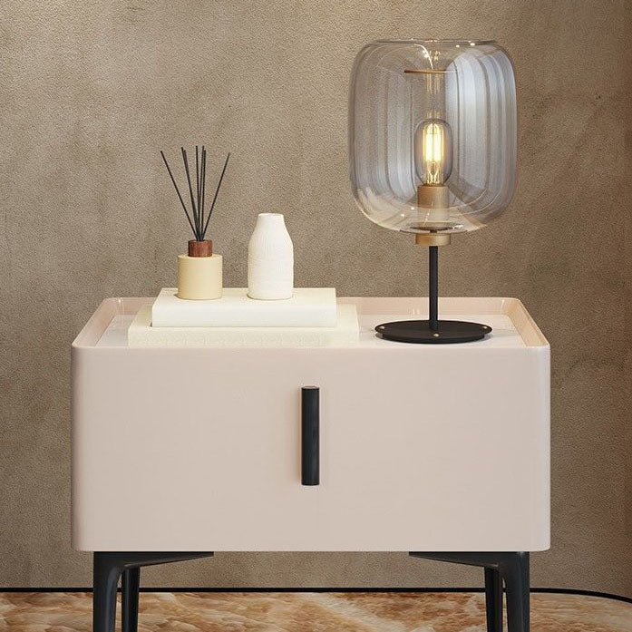 Contemporary Night Table Storage Accent Table Nightstand with 1 Drawer Clearhalo 'Bedroom Furniture' 'furn' 'furn_night_stand' 'Furniture' 'night_stand' 'Nightstands' 7034516