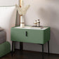 Contemporary Night Table Storage Accent Table Nightstand with 1 Drawer Green 1 Piece Clearhalo 'Bedroom Furniture' 'furn' 'furn_night_stand' 'Furniture' 'night_stand' 'Nightstands' 7034519