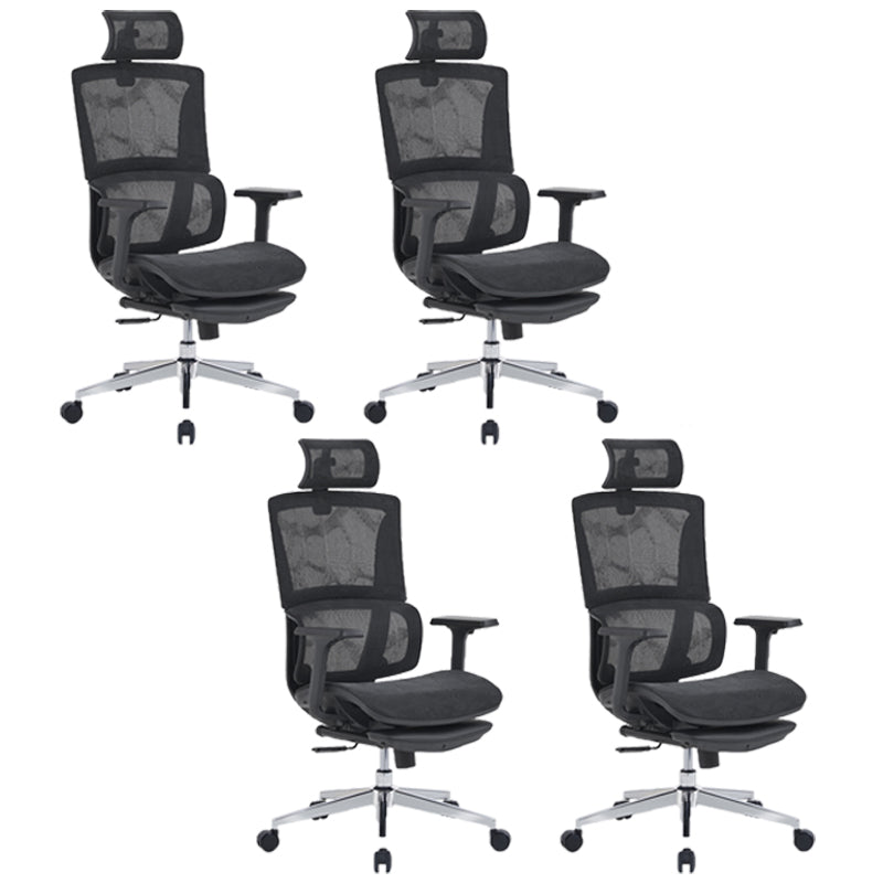 Silla de oficina de armas ajustable moderna altura de altura de altura de asiento ajustable con espalda transpirable