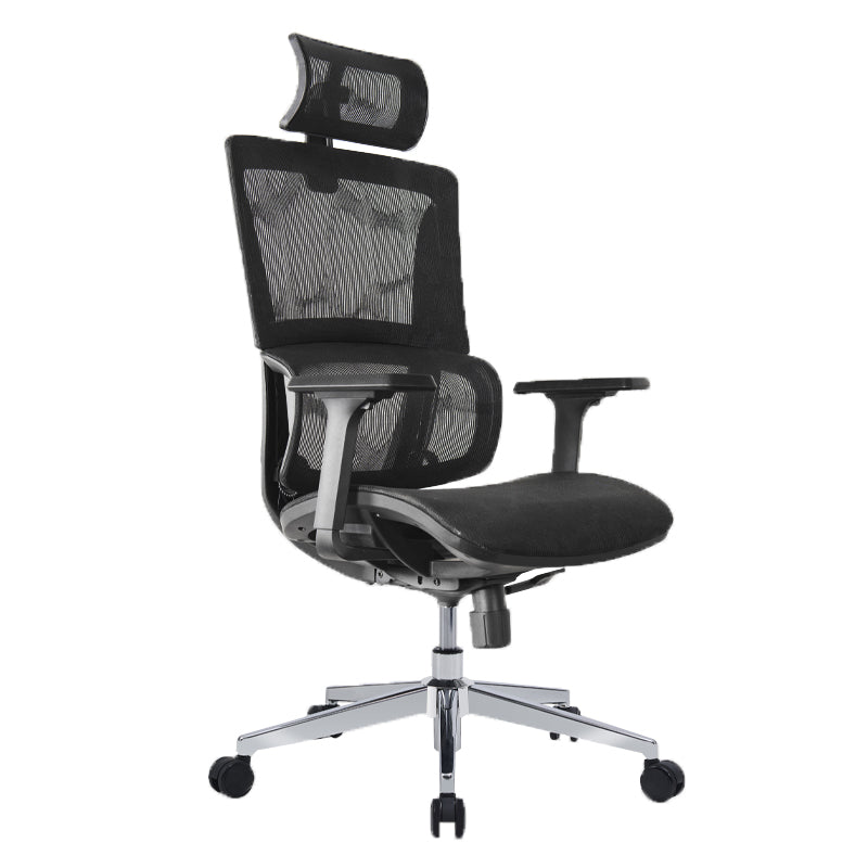 Silla de oficina de armas ajustable moderna altura de altura de altura de asiento ajustable con espalda transpirable