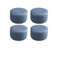 Leather Standard Stool Modern Style Simple Household Round Footstool Dark Blue 4 Piece Set Clearhalo 'furn' 'furn_ottomans_poufs' 'Furniture' 'Living Room Furniture' 'Ottomans & Poufs' 'ottomans_poufs' 7034700