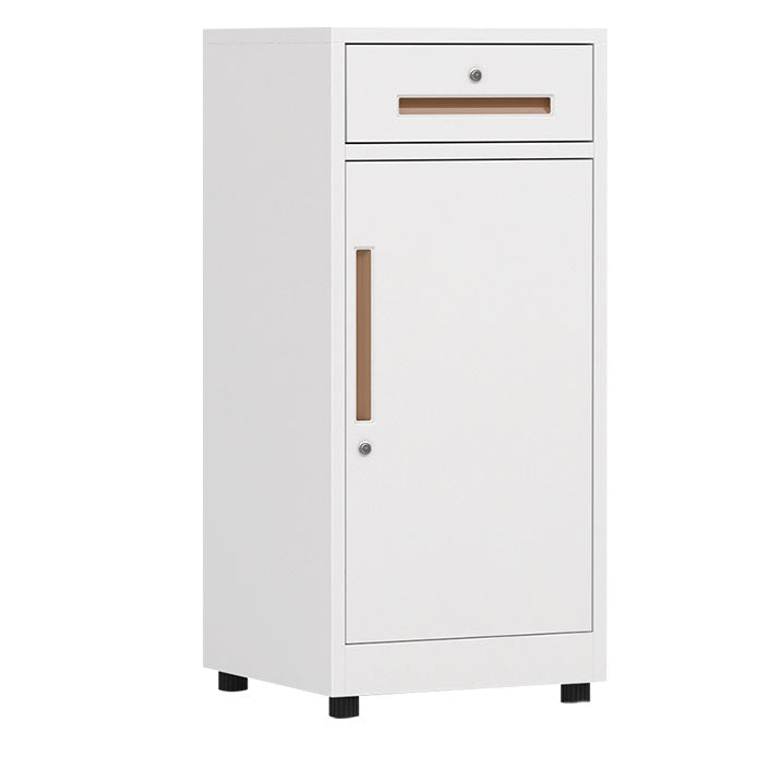 Industrial Steel Cabinet Locking Drawers and Storage Filing Cabinet White 1 Clearhalo 'Filing Cabinets' 'filling_cabinets' 'furn' 'furn_filling_cabinets' 'Furniture' 'Office Furniture' 7034808