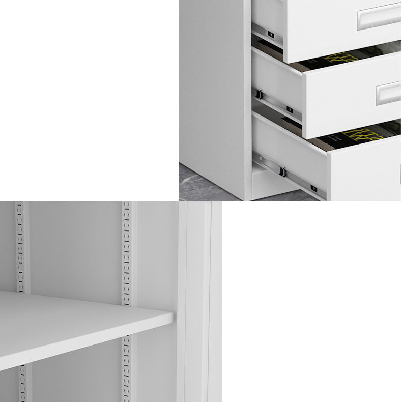 Industrial Steel Cabinet Locking Drawers and Storage Filing Cabinet Clearhalo 'Filing Cabinets' 'filling_cabinets' 'furn' 'furn_filling_cabinets' 'Furniture' 'Office Furniture' 7034814