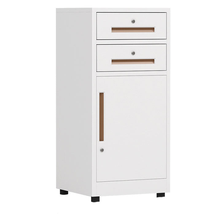 Industrial Steel Cabinet Locking Drawers and Storage Filing Cabinet White 2 Clearhalo 'Filing Cabinets' 'filling_cabinets' 'furn' 'furn_filling_cabinets' 'Furniture' 'Office Furniture' 7034815
