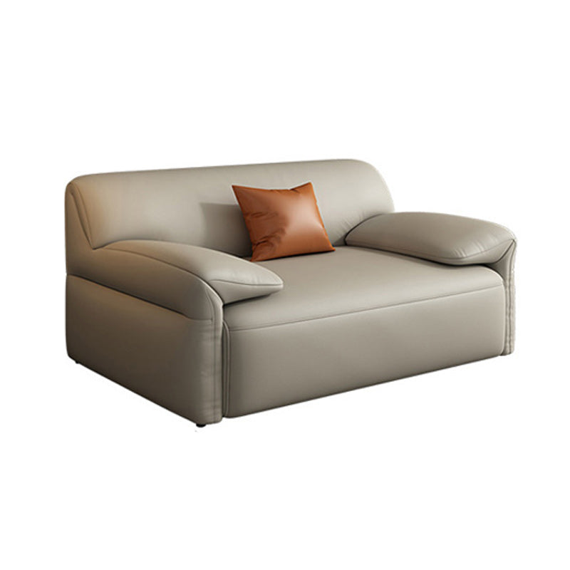 41 "de ancho Sofá de cuero de sofá escandinavo de cuero Sofá para dormir