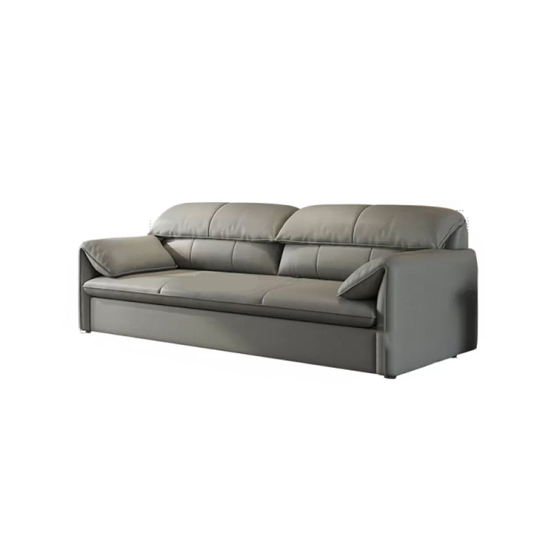 Living Room Futon Sleeper Sofa Bed Modern Style Convertible Sofas with Storage Gray Clearhalo 'furn' 'furn_futons' 'Furniture' 'Futons & Daybeds' 'Futons' 'Living Room Furniture' 7035575