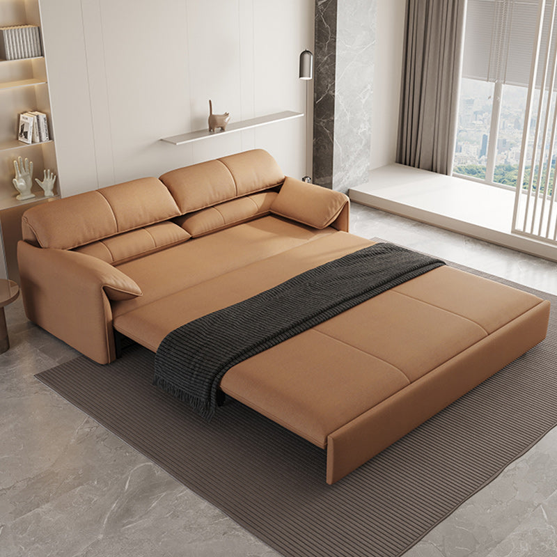 Living Room Futon Sleeper Sofa Bed Modern Style Convertible Sofas with Storage Clearhalo 'furn' 'furn_futons' 'Furniture' 'Futons & Daybeds' 'Futons' 'Living Room Furniture' 7035577