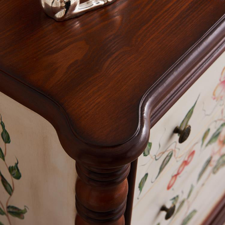 Traditional Storage Chest Dresser Solid Wood Dresser , 15.6 Inch W Clearhalo 'Bedroom Furniture' 'Dressers & Chests' 'dressers_chests' 'furn' 'furn_dressers_chests' 'Furniture' 7036156