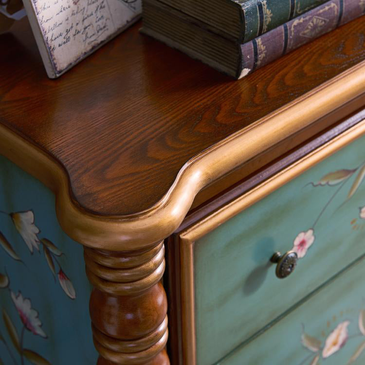 Traditional Storage Chest Dresser Solid Wood Dresser , 15.6 Inch W Clearhalo 'Bedroom Furniture' 'Dressers & Chests' 'dressers_chests' 'furn' 'furn_dressers_chests' 'Furniture' 7036158