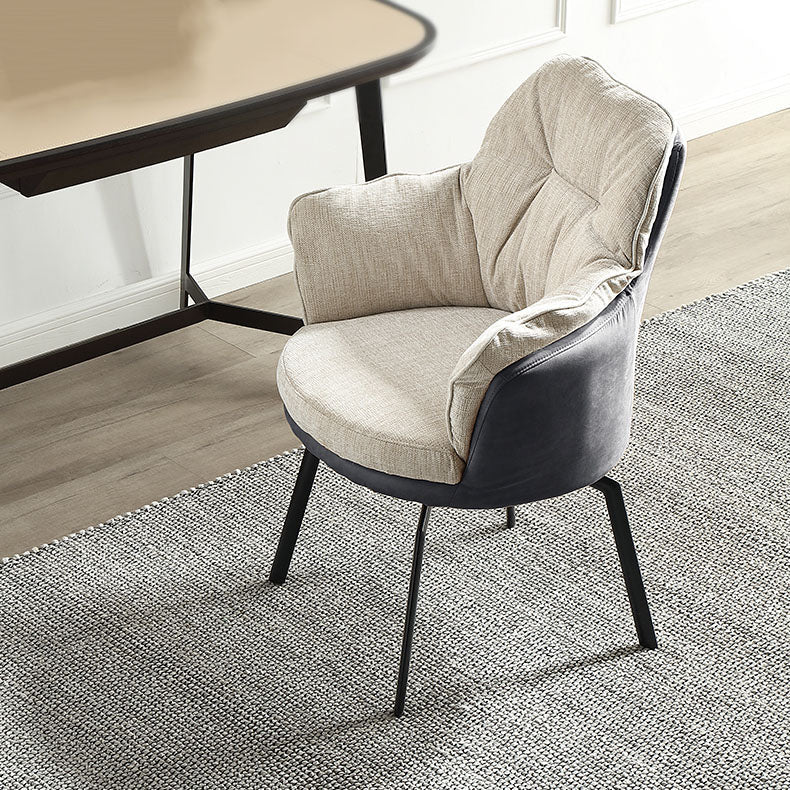 Chaise de bureau moderne sans roues sans chaise ergonomique pénible