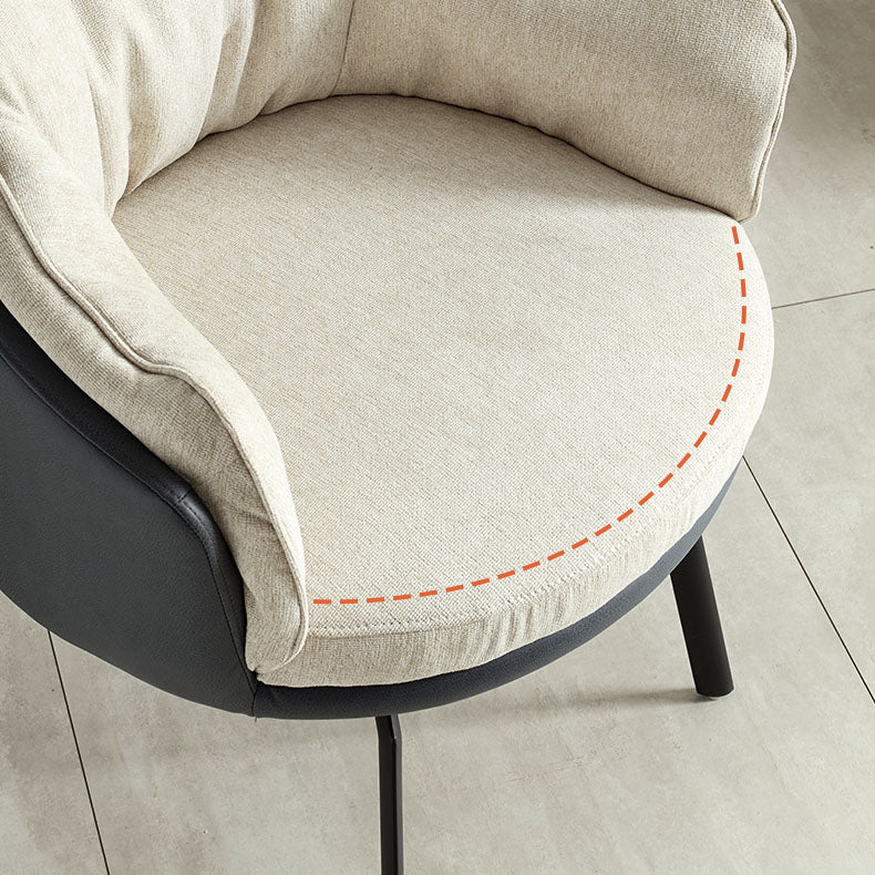 Chaise de bureau moderne sans roues sans chaise ergonomique pénible